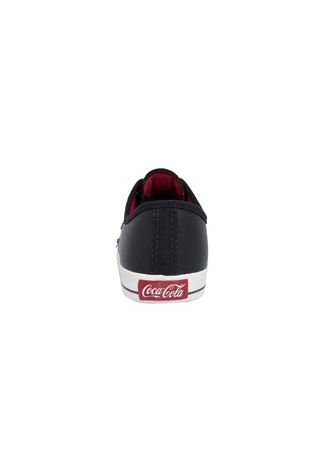 Tênis Coca-Cola Shoes Los Angeles Metalic Preto