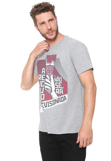 Camiseta Reserva Revolução Cinza - Marca Reserva