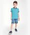 Conjunto Infantil Polo Com Bermuda Trick Nick Azul - Marca TRICK NICK JEANS