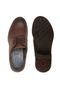 Sapato Social Couro Pegada Cadarço Marrom - Marca Pegada