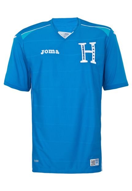 Camisa Joma Honduras I Torcedor Azul - Marca Joma
