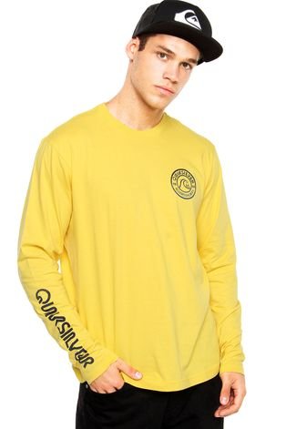Camiseta Quiksilver Faded II Lemon Z Amarela