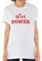 Camiseta Carmim Girl Power Branca - Marca Carmim