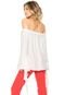 Blusa Canal Ombro-a-Ombro Bege - Marca Canal