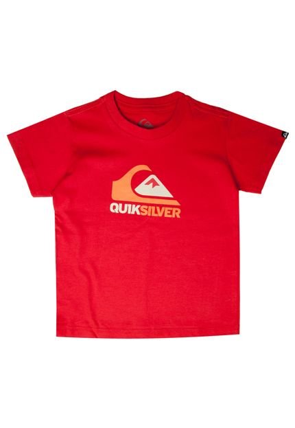 Camiseta Quiksilver Infantil Chevron Box Vermelho - Marca Quiksilver