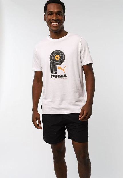 Camiseta Puma Graphics Production Branca - Marca Puma