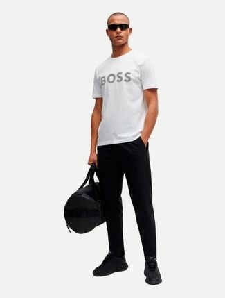 Camiseta Hugo Boss Regular Tee 1 Mesh Branca