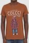 Camiseta Colcci Estampada Marrom - Marca Colcci