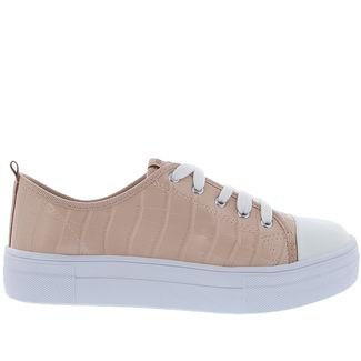 Tênis DAFITI SHOES Textura Bege - Compre Agora