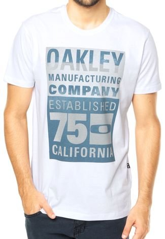Camiseta MC Oakley Showbill White