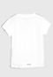 Camiseta adidas Performance Infantil D2M 3 Listras Branca/Preta - Marca adidas Performance