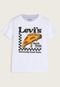 Camiseta Infantil Levis Pizza Branca - Marca Levis