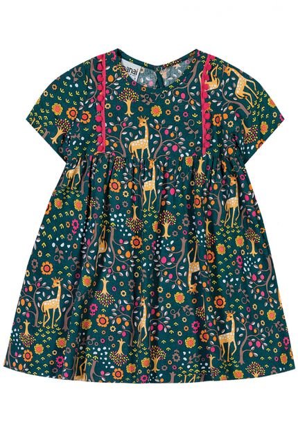 Vestido Infantil Nanai Verde - Marca NANAI BY KYLY