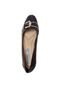 Scarpin Piccadilly Fivela Preto - Marca Piccadilly