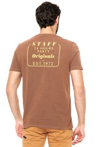 Camiseta Ellus Originals Ranch Classic Marrom