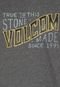 Camiseta Volcom Stone Made Cinza - Marca Volcom