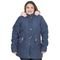 Jaqueta Parka Feminina Sarja Plus Size Peluciada Capuz Bolso - Marca Zafina