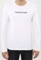 Camiseta Calvin Klein Jeans Lettering Branca - Marca Calvin Klein Jeans