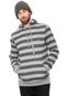 Moletom Flanelado Fechado DC Shoes Stripe Cinza - Marca DC Shoes