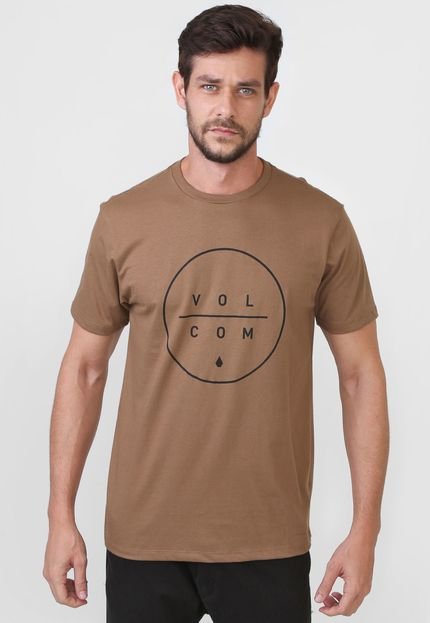 Camiseta Volcom Sense Bege - Marca Volcom