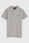 Camisa Polo Polo Ralph Lauren Infantil Reta Cinza - Marca Polo Ralph Lauren
