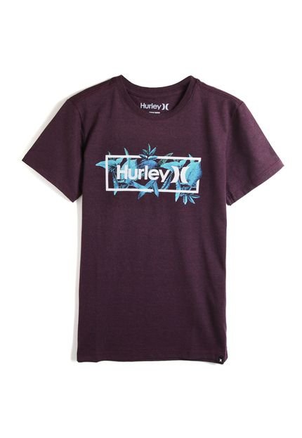 Camiseta Hurley Menino Logo Roxa - Marca Hurley
