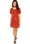 Vestido Redley Estampado Vermelho - Marca Redley