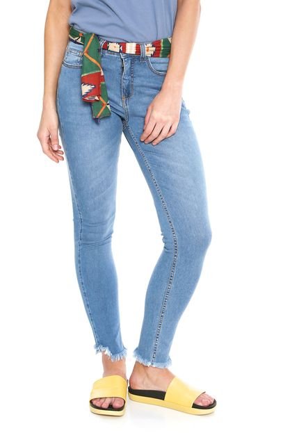 Calça Jeans Cantão Skinny Comfort Azul - Marca Cantão