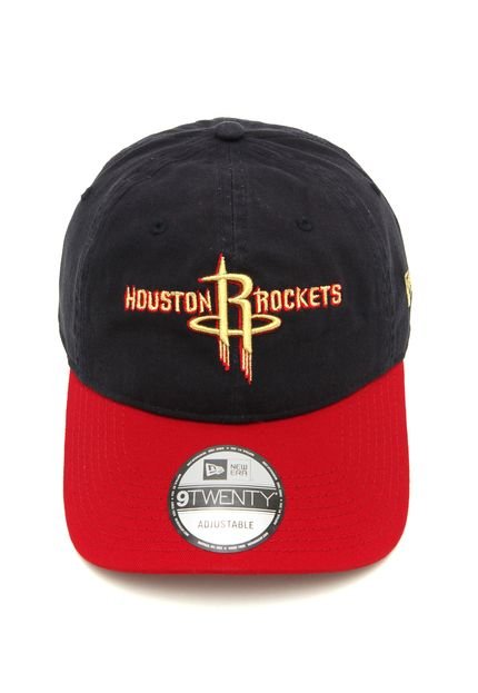 Boné New Era Houston Rockets Preto/Vermelho - Marca New Era