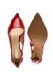 Scarpin DAFITI SHOES Recortes Vermelho - Marca DAFITI SHOES