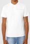 Camisa Polo Calvin Klein Jeans Reta Lettering Branca - Marca Calvin Klein Jeans