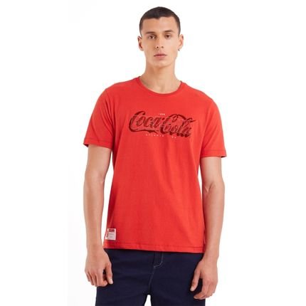 Camiseta Coca Cola Atlanta IN23 Vermelho Masculino - Marca Coca Cola