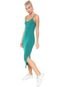 Vestido Colcci Fitness Midi Canelado Verde - Marca Colcci Fitness