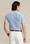 Camisa Polo Polo Ralph Lauren Slim Logo Bordado Azul - Marca Polo Ralph Lauren