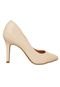 Scarpin Vizzano Salto Alto Bico Fino Off-White - Marca Vizzano