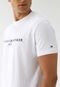 Camiseta Tommy Hilfiger Slim Estampa Branca - Marca Tommy Hilfiger