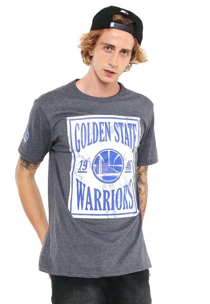 Camiseta NBA Golden State Warriors Grafite - Marca NBA