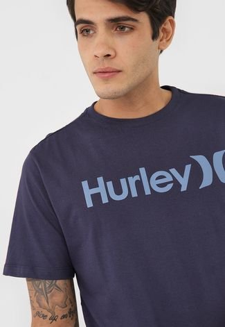 Camiseta Hurley O&O Solid Azul-Marinho