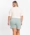 Shorts Saia Feminino Plus Size Secret Glam Verde - Marca Secret Glam