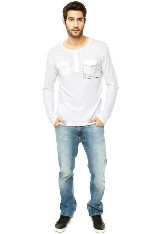 Camiseta Calvin Klein Jeans Pockets Off-White
