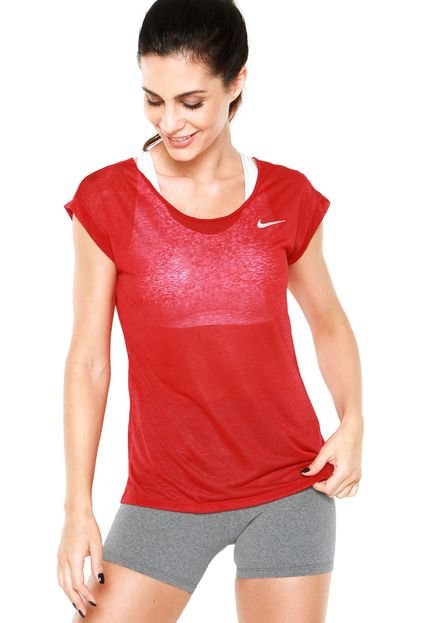 Camiseta Nike Dri Fit Cool Vermelha - Marca Nike