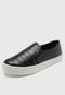 Slip On DAFITI SHOES Croco Preto - Marca DAFITI SHOES