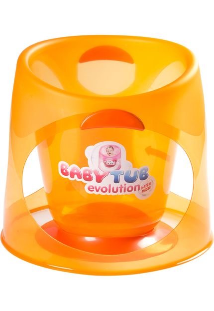 Banheira Babytub Evolution Laranja - Marca Baby Tub