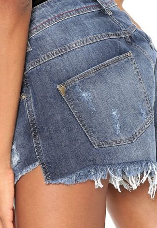 Short Jeans Forum Hot Pant Fran Azul
