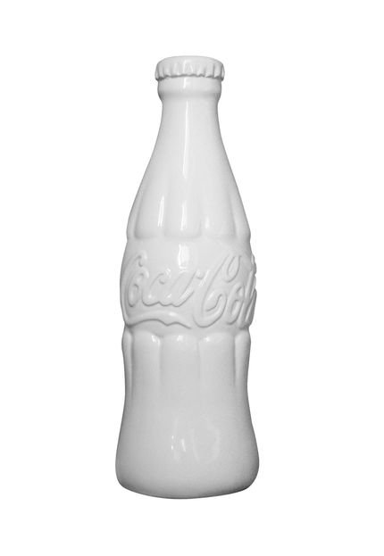 Cofre Coca Cola Home Collection Cerâmica 3D Branco - Marca Coca Cola Home Collection