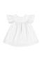 Vestido e Faixa em Laise para Bebê Quimby Branco - Marca Quimby
