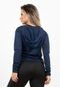Casaco Feminino Dry Fit Com Bolso Fitness RLC Modas Azul Marinho - Marca RLC Modas