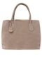 Bolsa Shopper Couro Dumond Ferragem Cinza - Marca Dumond