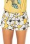 Shorts FARM Estampado Amarelo - Marca FARM