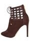 Ankle Boot Dumond Cano Vazado Marrom - Marca Dumond